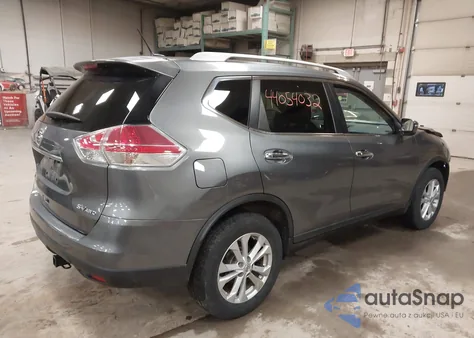 2015 Nissan Rogue Sv из США, поврежденный, VIN KNMAT2MV6FP533452